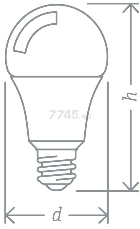 Лампа светодиодная Е27 NAVIGATOR A60 7 Вт 4000К (NLL-A60-7-12/24-4K-E27)